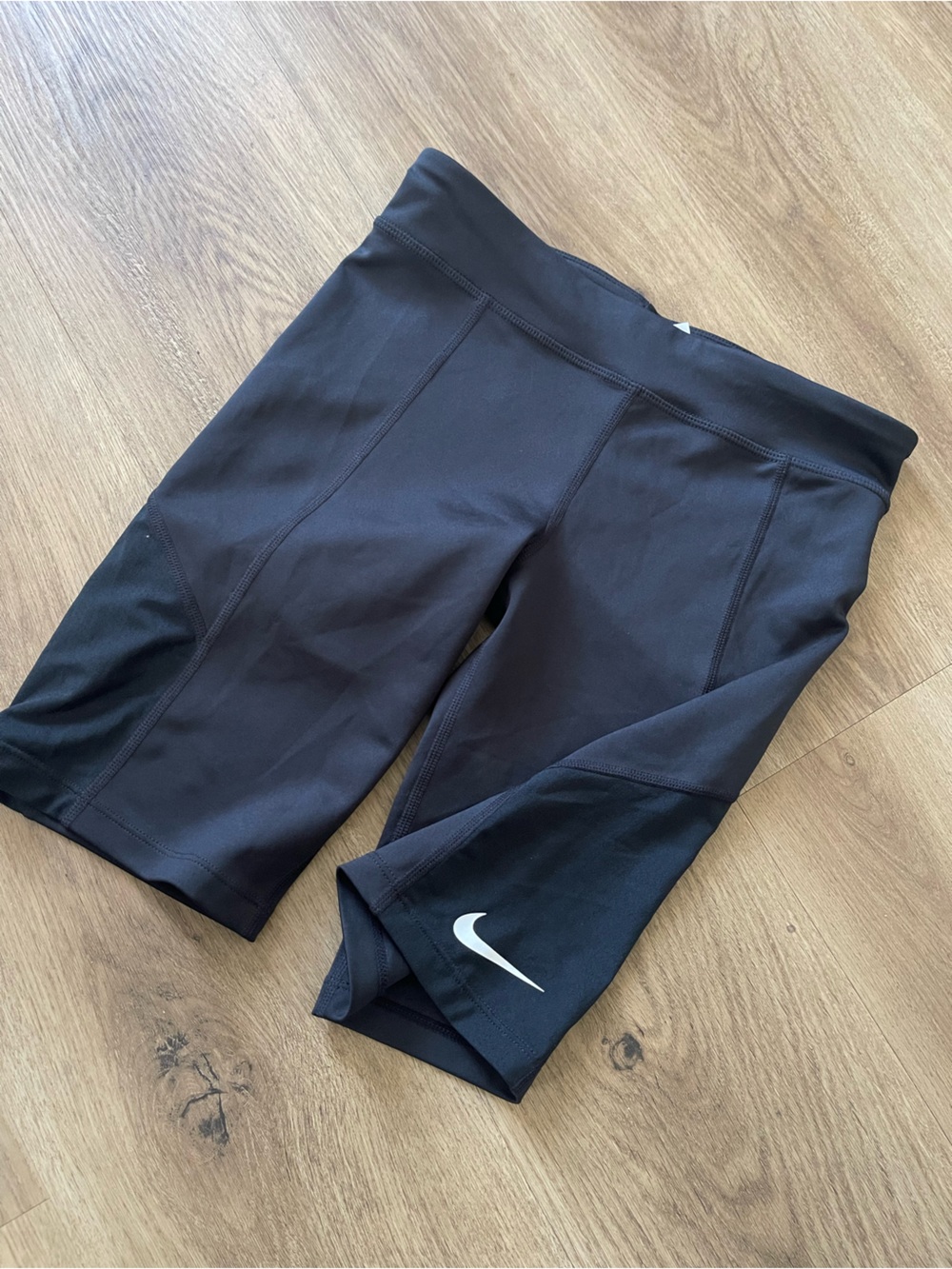 Nike Womens Black Dri-FIT Tight-Fit Leggings